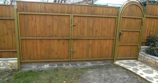 Купить распашные ворота деревянные Бугуруслан, цена от 2737 руб.